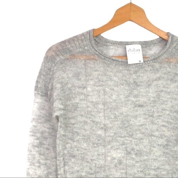 Dolan T-Shirt - Alpaca / Merino Blend Lite Sheer Sweater Distessed - XS/S - Picture 2 of 8